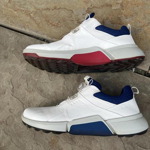 ECCO Men's White and Blue Other-footwear - Picture 4 of 8